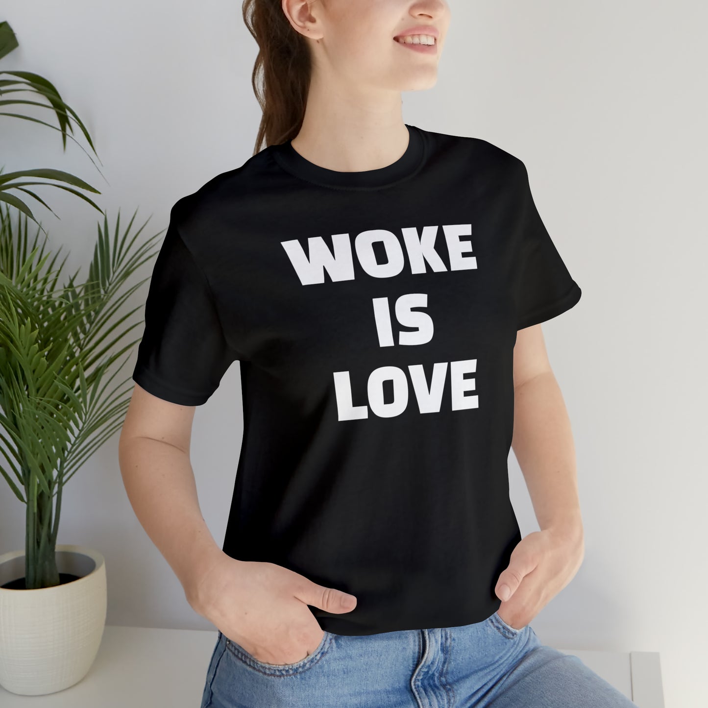 Woke Is Love Bold T-shirt