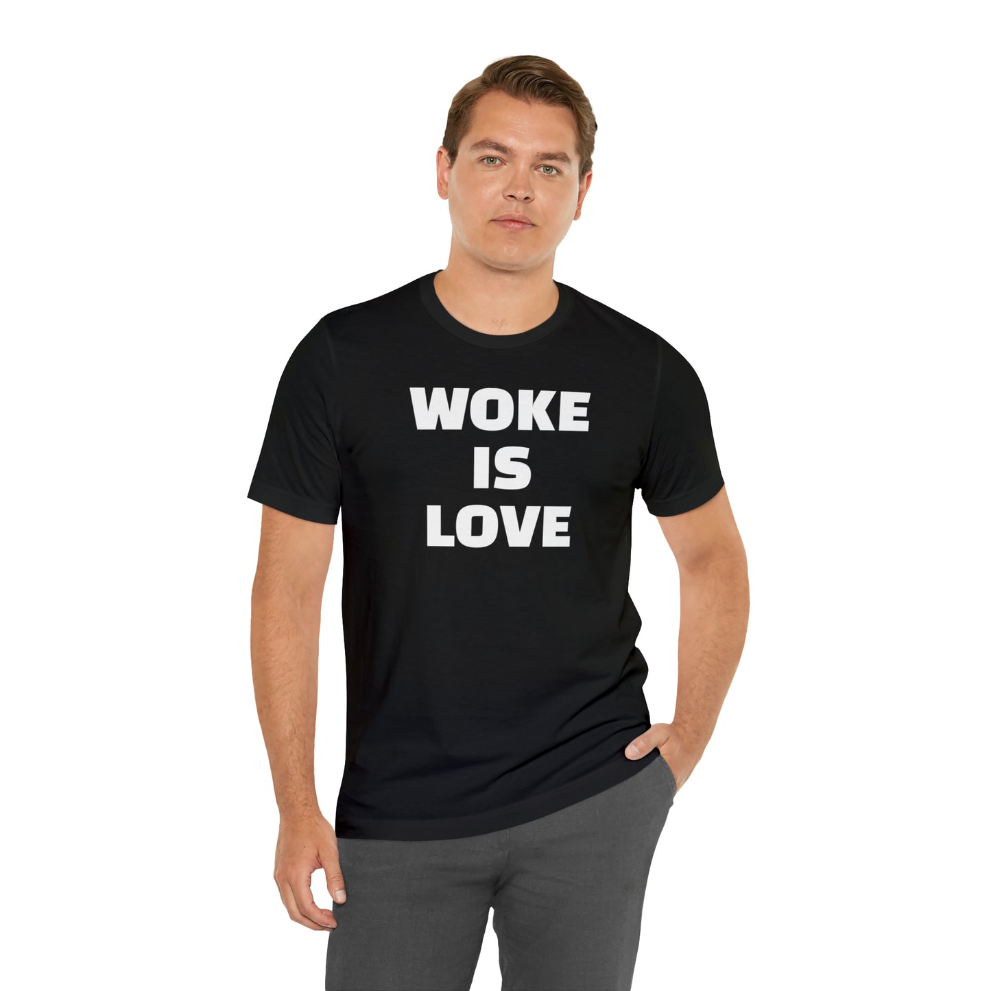 Woke Is Love Bold T-shirt